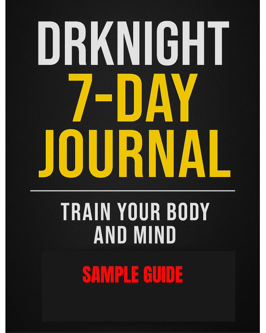 DRKNIGHT Fitness Guide Sample
