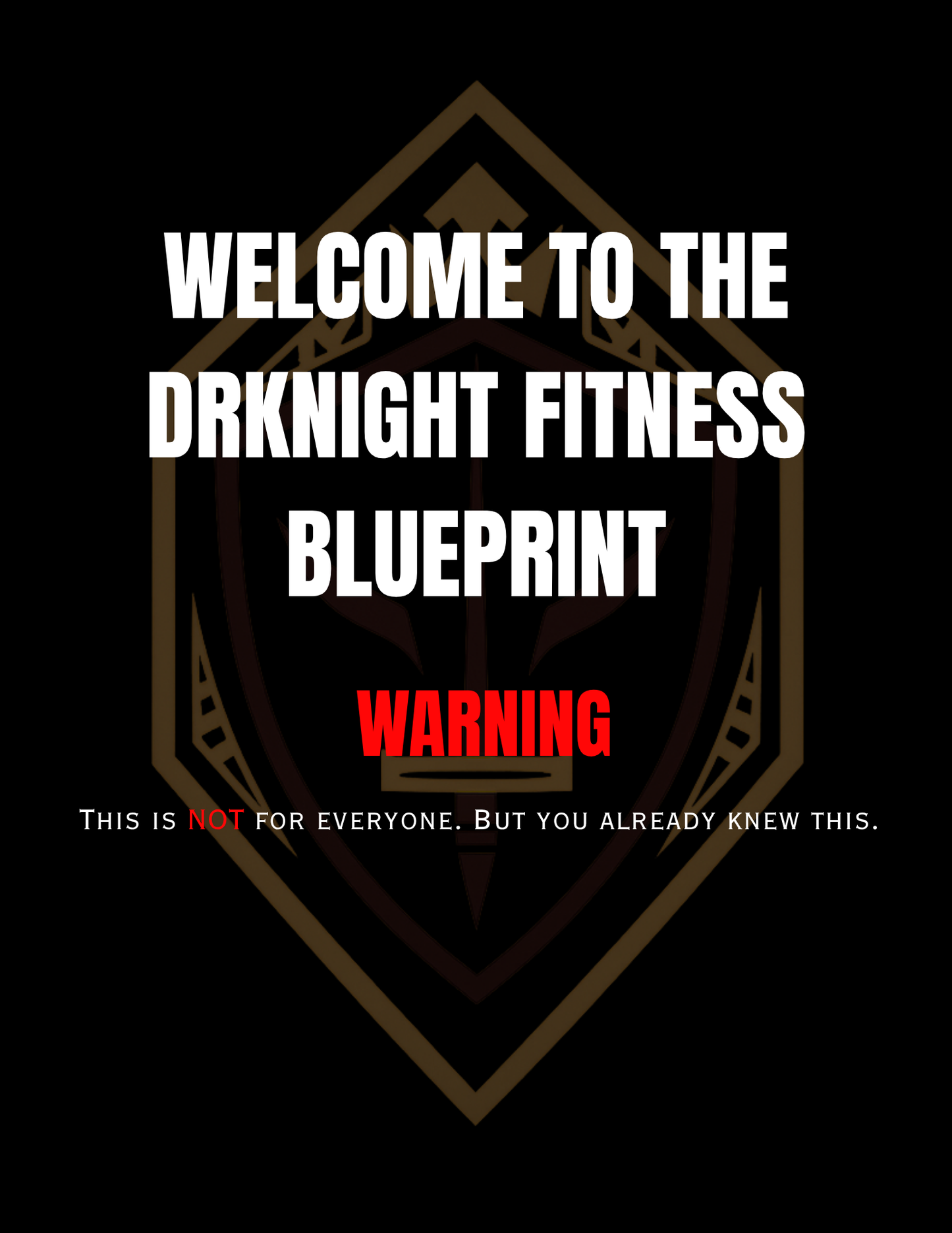 DRKNIGHT Workout Guide